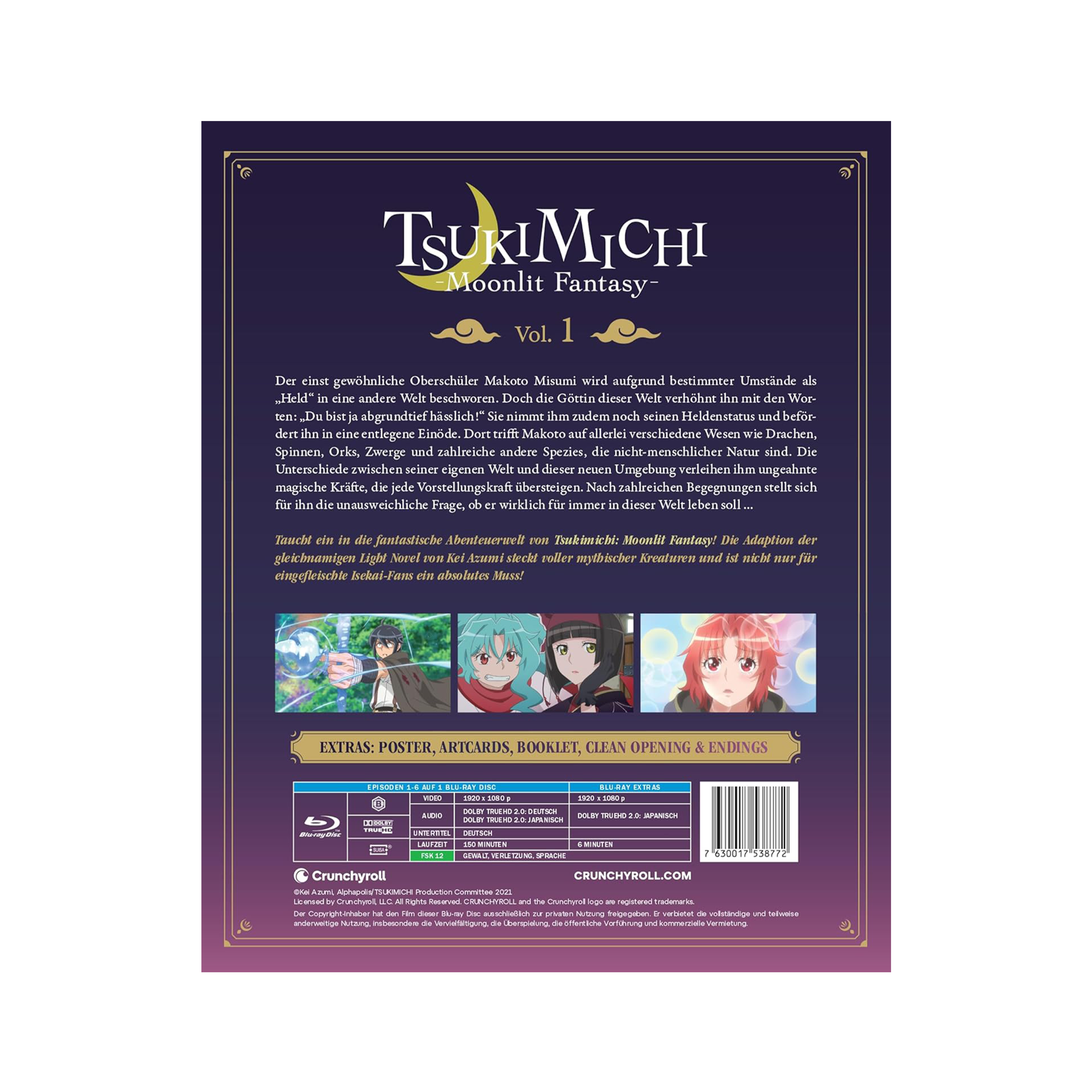 Tsukimichi: Moonlit Fantasy - Staffel 1 - Vol. 1 - Limited Edition mit Sammelschuber (Blu-ray)