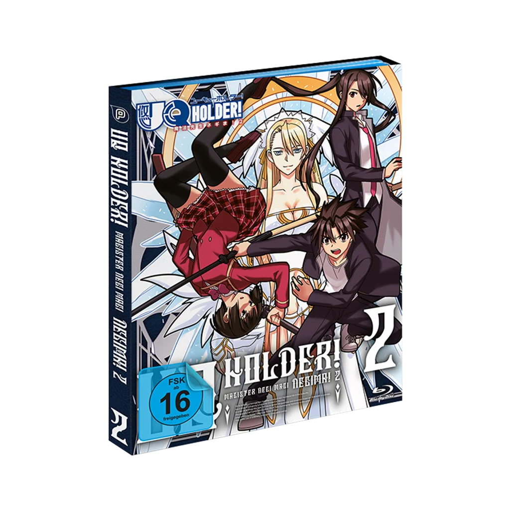 UQ Holder! Magister Negi Magi 2 Vol. 2 Blu-ray Anime-Box mit Action-Posen