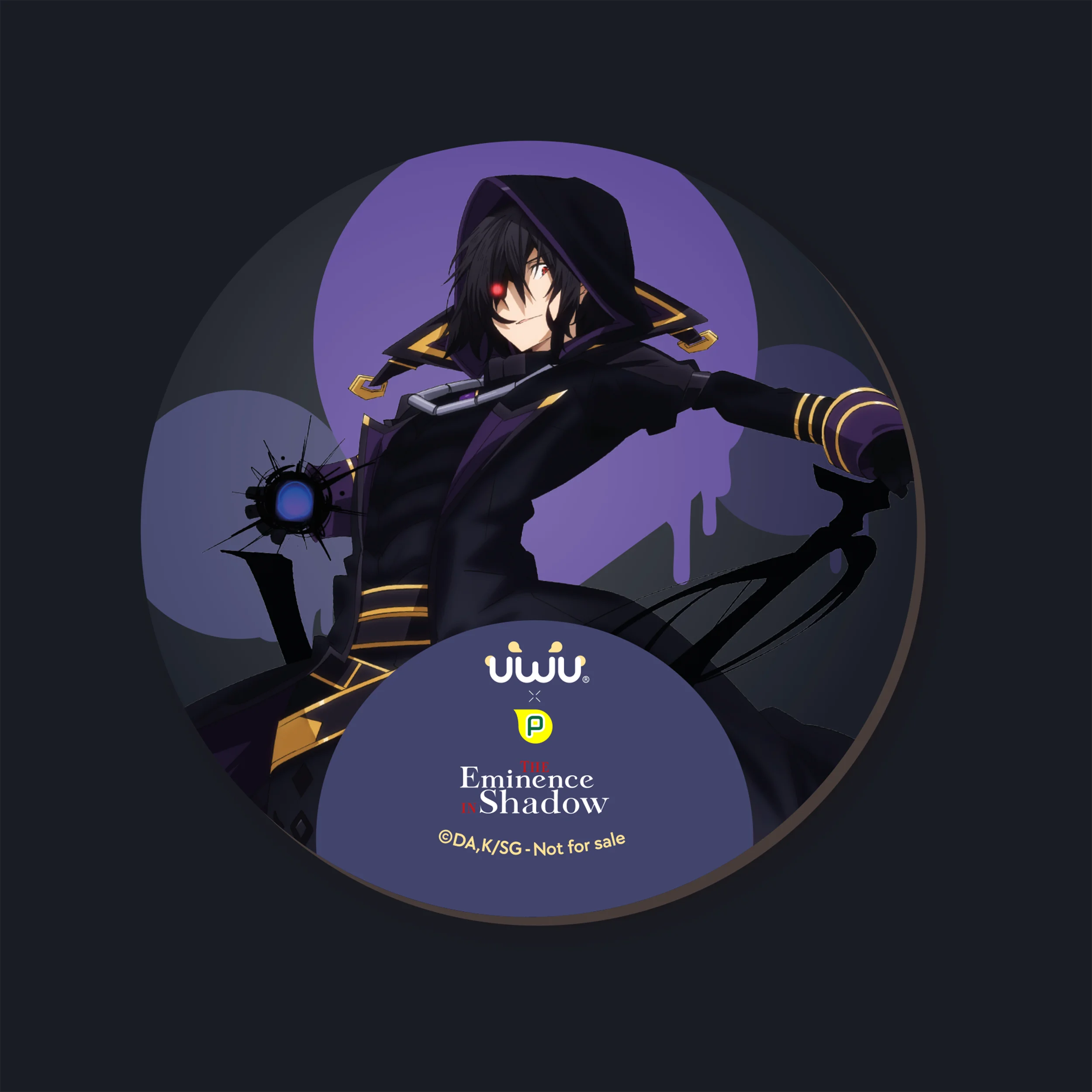 UWU x [The Eminence in Shadow] - Erfrischungsgetränk - Sparkling Blueberry - 12er Tray - Pack B