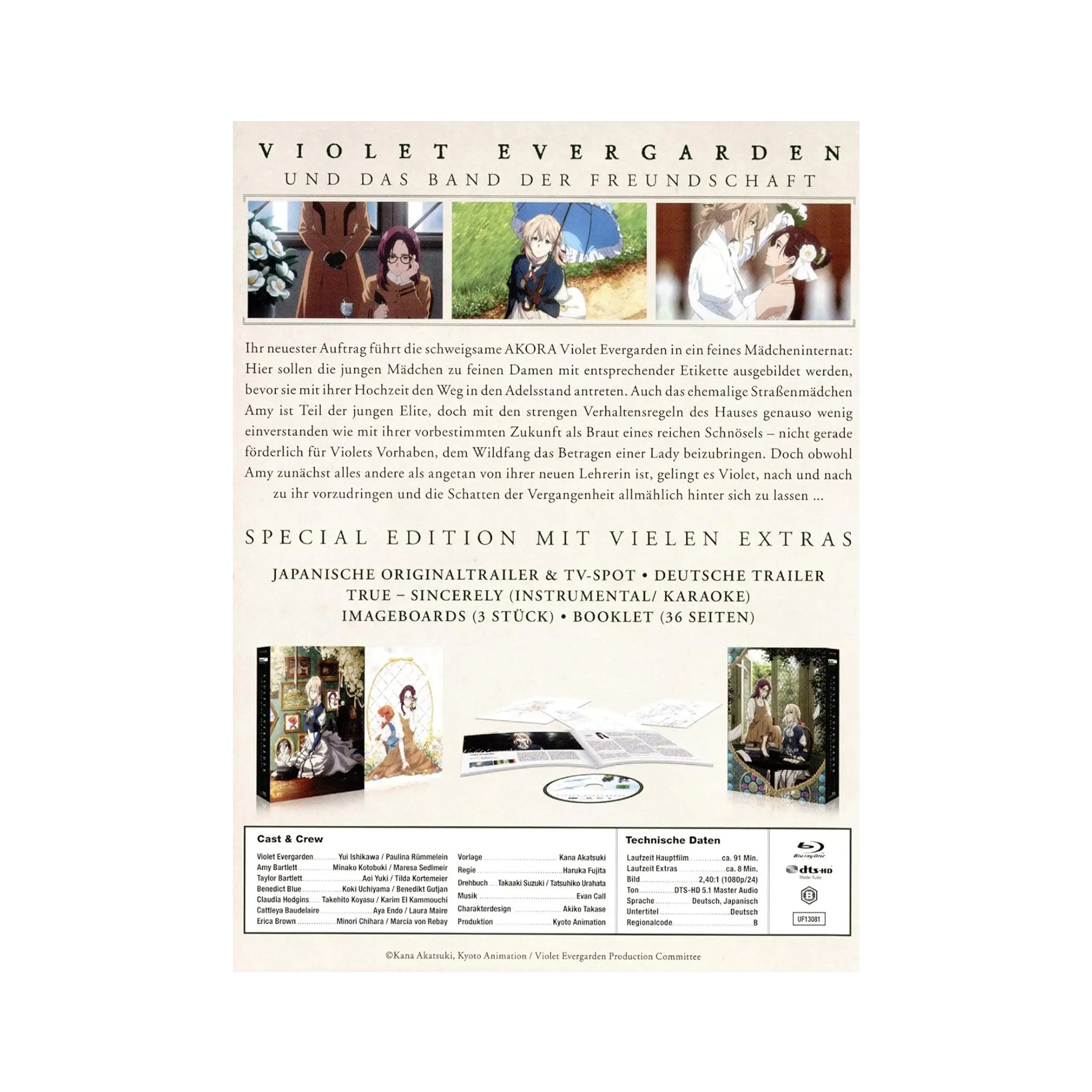 Violet Evergarden und das Band der Freundschaft - Special Edition (Blu-ray)