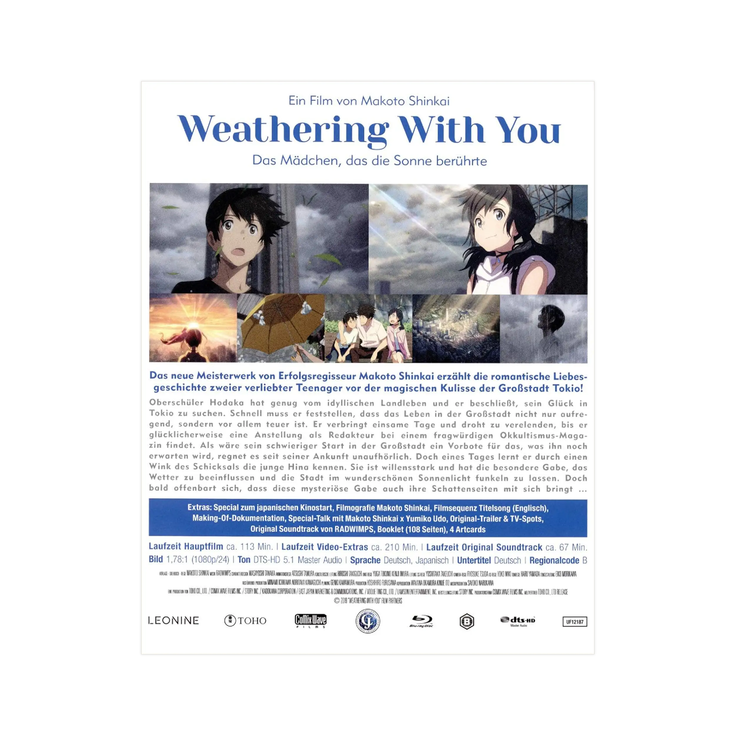 Weathering With You - Das Mädchen, das die Sonne berührte - Collector's White Edition (Blu-ray)