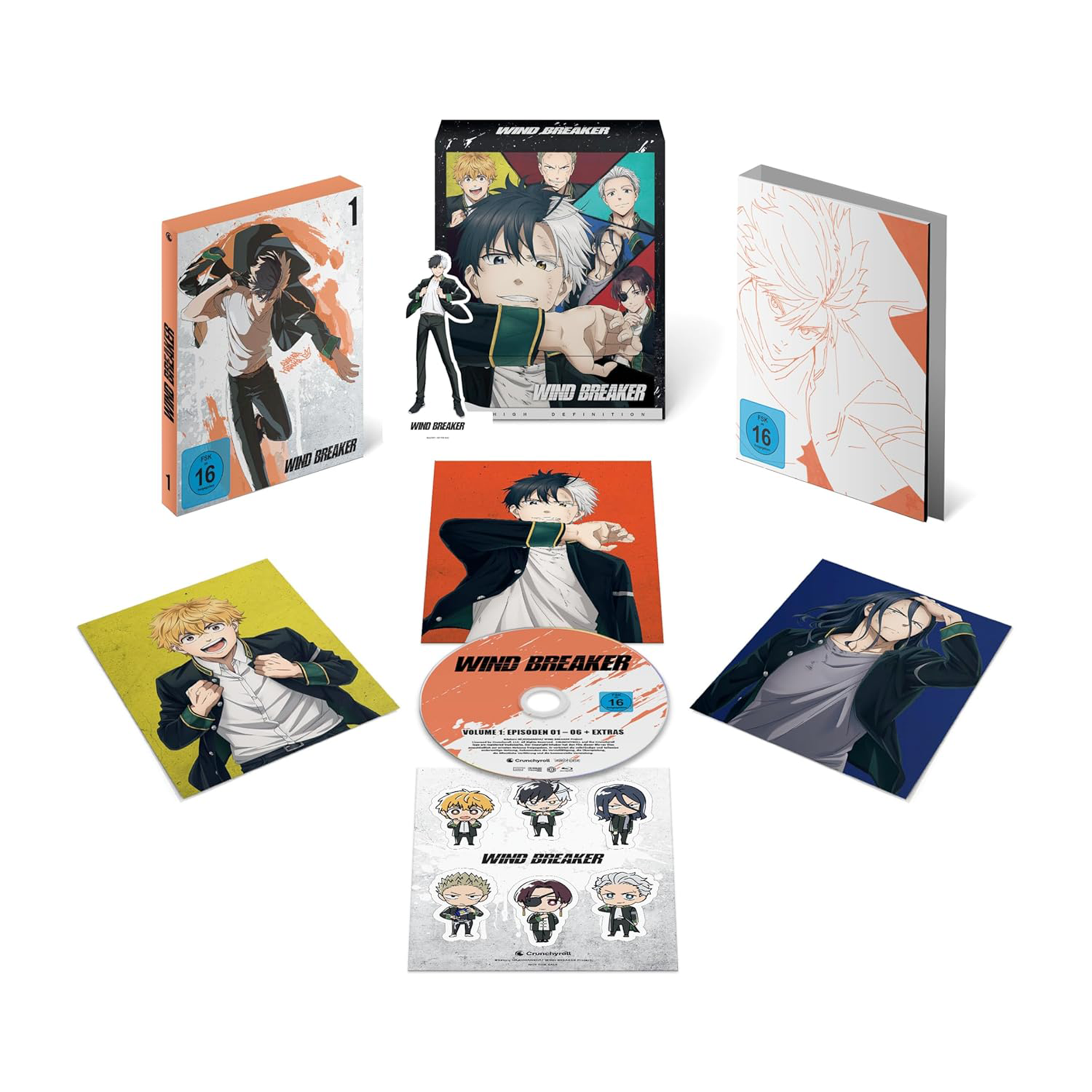 Wind Breaker - Staffel 1 - Vol. 1 (Blu-ray) mit Sammelschuber (Limited Edition)