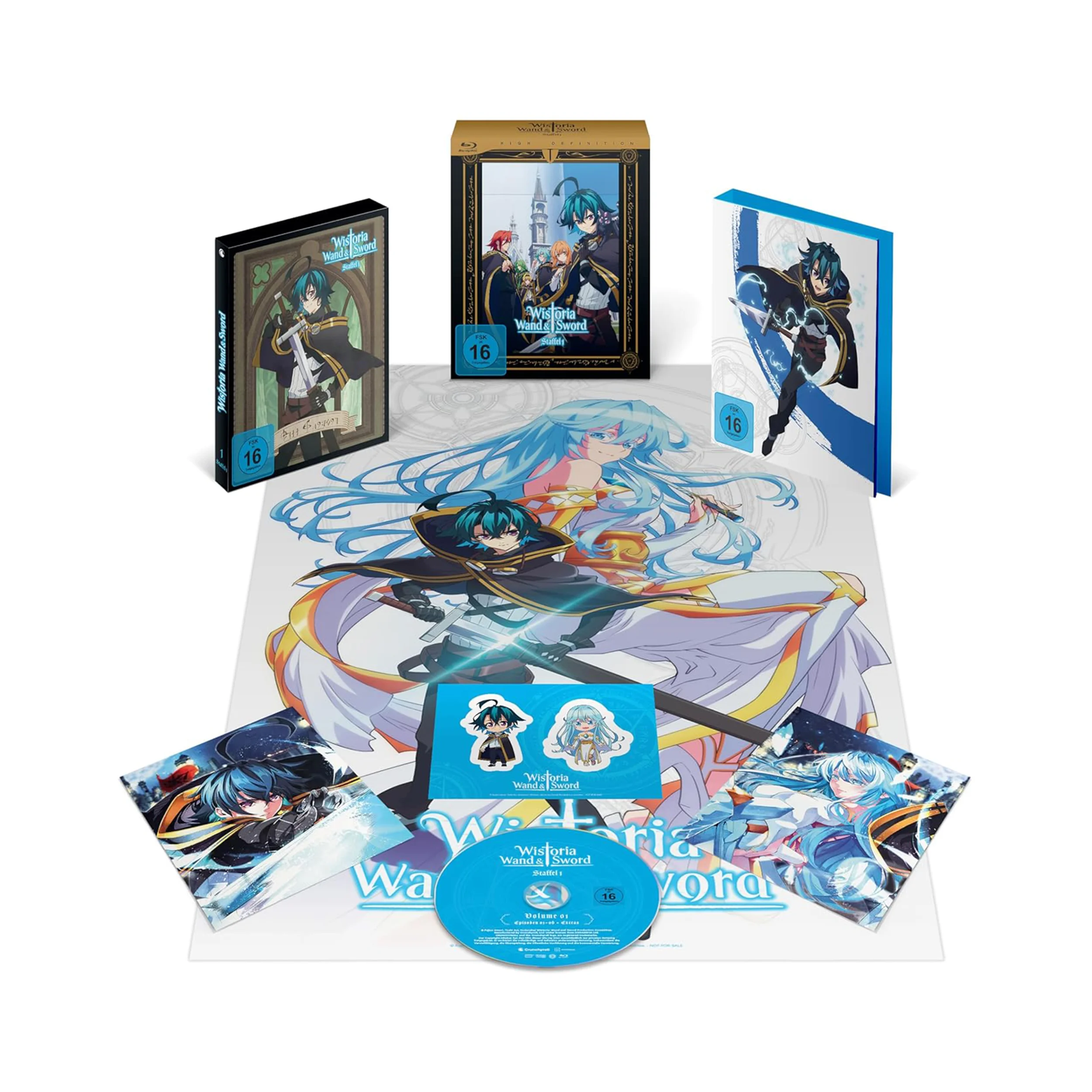 Anime-Box-Set Wakaba no Kuni Blu-ray Sammlung für Wistoria Wand und Schwert Staffel 1