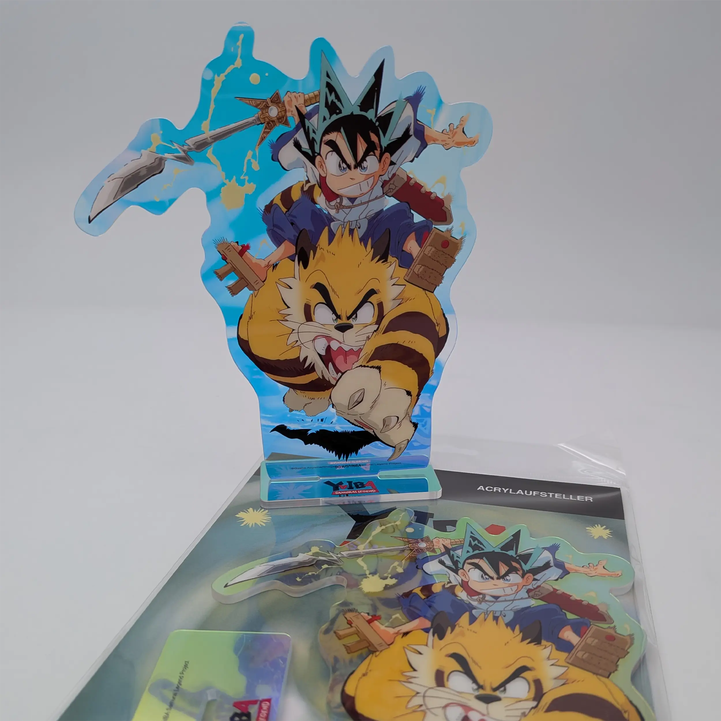 Yaiba: Samurai Legend - Acrylaufsteller - Yaiba & Kagetora (Holo-Effekt)