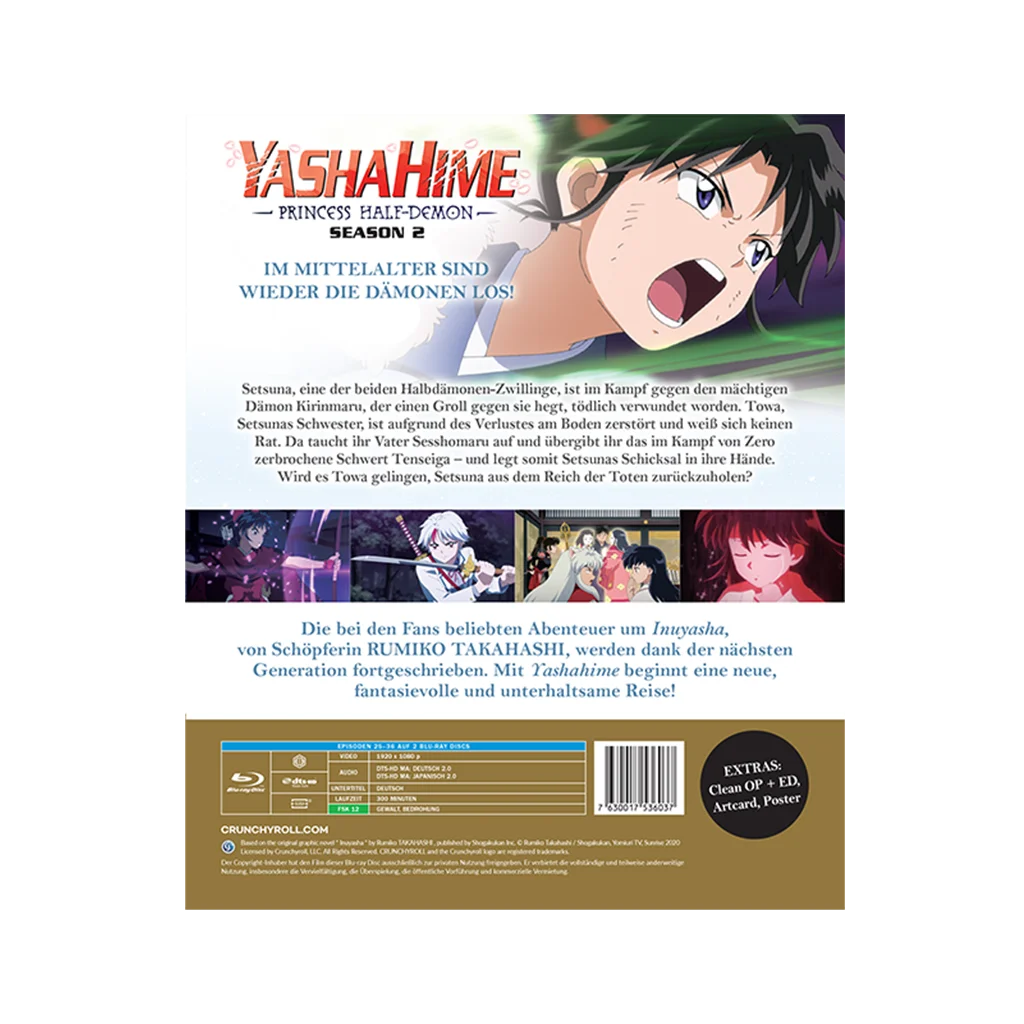 Yashahime Princess Half-Demon - Staffel 2 - Vol.1 mit Sammelschuber (Blu-ray)
