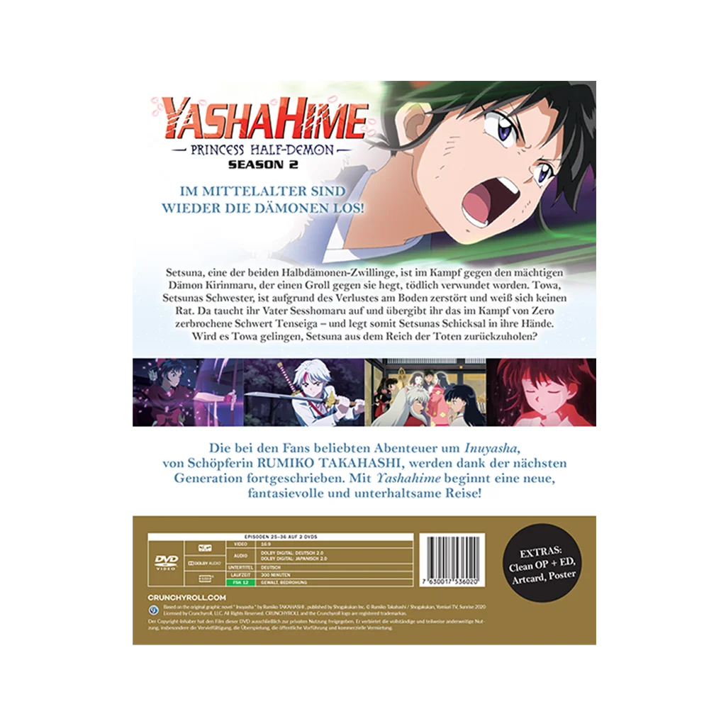 Yashahime Princess Half-Demon - Staffel 2 - Vol.1 mit Sammelschuber (DVD)
