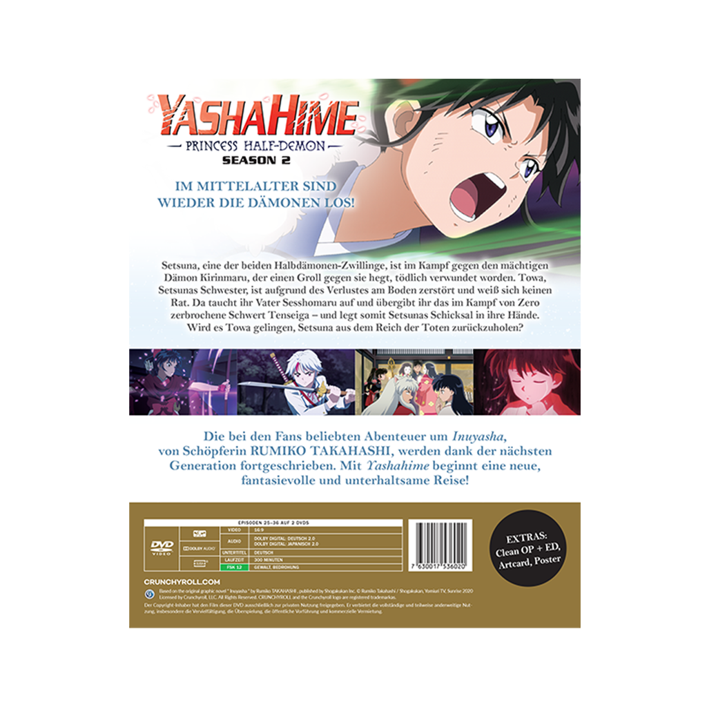 Yashahime Princess Half-Demon - Staffel 2 - Vol.1 mit Sammelschuber (DVD)