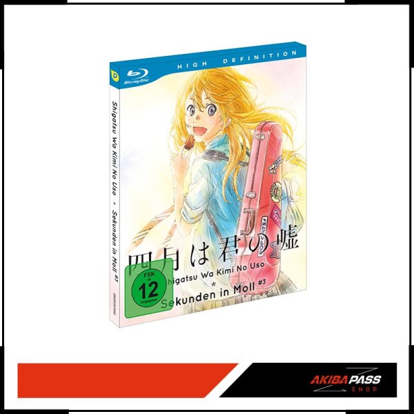 Sekunden in Moll - Shigatsu Wa Kimi No Uso - Komplett-Box, 5 Blu-ray